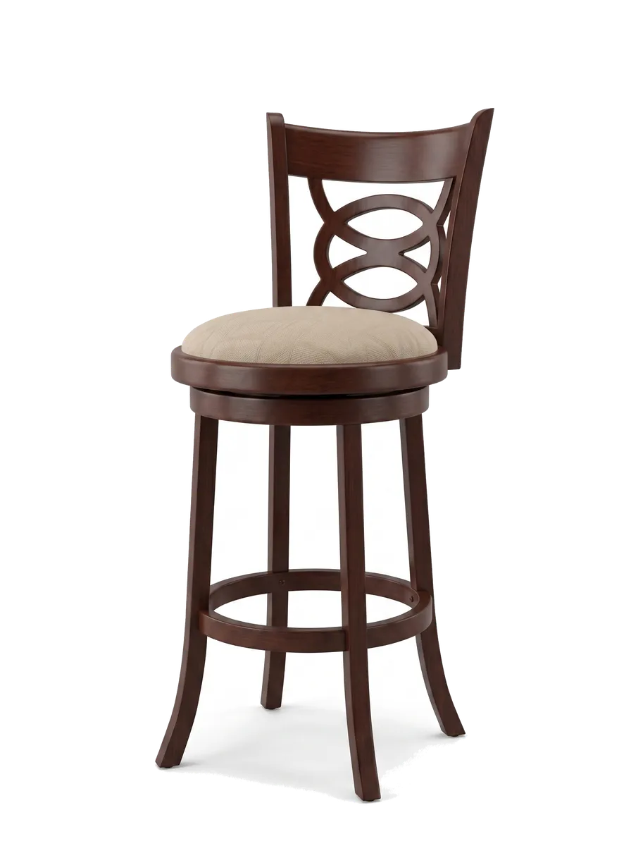 كرسي بار باليرمو خشب زان - Palermo Wood Bar Stool